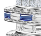 sapphires are most popular choice for the small band of brides