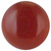 Round Genuine Reddish Orange Carnelian