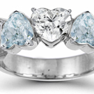 A marquise is set as a grand horizontal in a Fred Leighton pave-set diamond ring