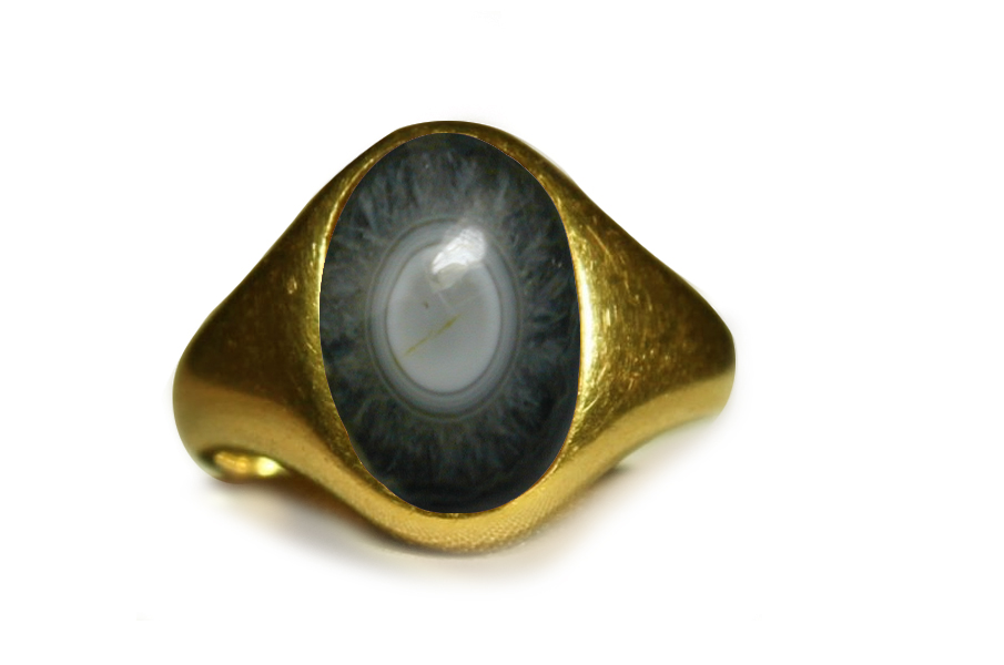 Lot - An unusual Roman style seal ring